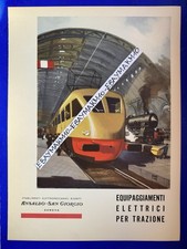 🔵DISEGNO L.BONACINI ANSALDO S.GIORGIO GENOVA EQUIPAGGIAMENTI ELETTRICI TRENI 😂