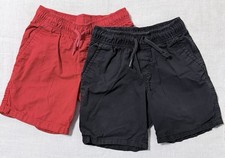 Cat And Jack Boys Shorts Size XS 4/5. Black And Red