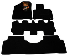 Fits Kia Sorento 7 Seat 2015-2020 Fully Tailored Car Floor Mats in Black Carpet