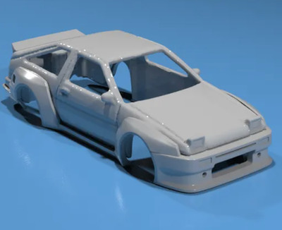 Body Kit für Hotwheels Toyota Trueno AE86 Pandem Style 1:64