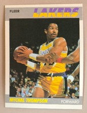 1987-88 Fleer #108 Mychal Thompson Los Angeles Lakers