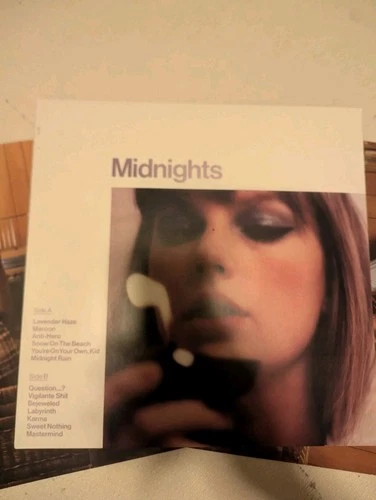 Taylor Swift Midnights Marbled Love Potion  Colored Vinyl Record w Booklet