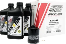 Klotz 10W-50 Side-by-Side Oil Change Kit (KU-101)