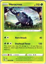 Heracross 008/189 Common Regular Card SWSH10: Astral Radiance Pokemon TCG LP