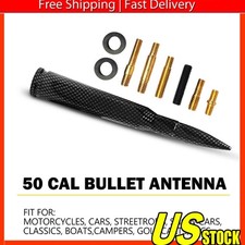 CARBON BULLET FIBER ANTENNA 50 CAL for CHEVROLET SILVERADO 1500/2500/3500/GMC P