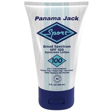Panama Jack Sport Sunscreen Lotion - SPF 100, Broad Spectrum UVA/UVB Protection