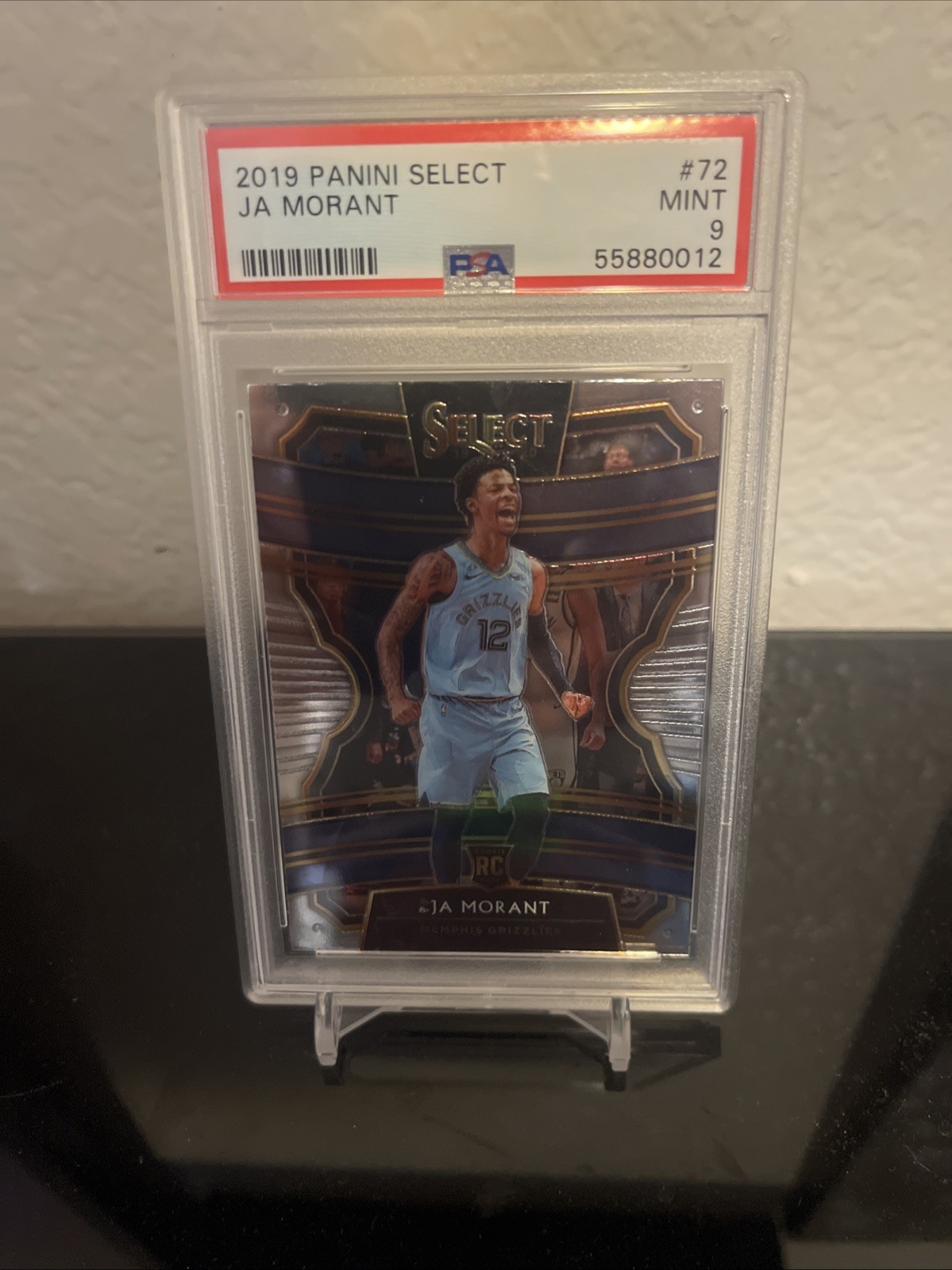 2019-20 Panini Select - Concourse Ja Morant #72 (RC) PSA 9