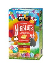VETIQ Nibblots Small Animal Treats Variety Pack 4x30g Vitamins Rabbit Guinea Pig