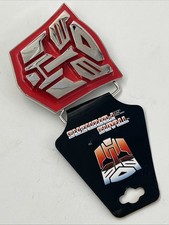 Transformers Red Autobot Belt Buckle: Metal With Enamel Finish, Licensed, New