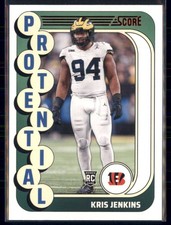 2024 Score - Protential Kris Jenkins #12 (RC) Red