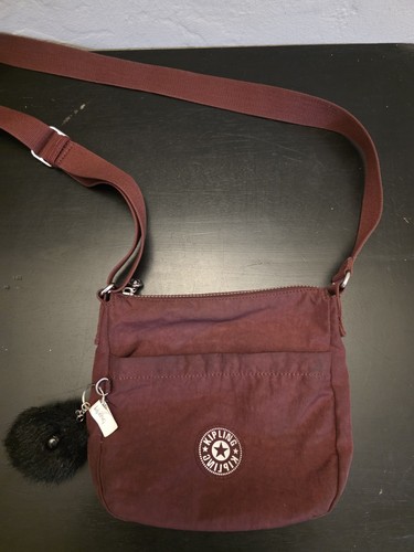 Kipling Libbie Burgundy Crossbody Bag