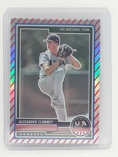 Alexander Clemmey 2023 Panini USA Baseball Stars & Stripes - Stripes #43