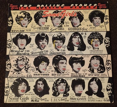 Rolling Stones Some Girls Vinyl LP 1978 1st Press COC 39108 Banned Cover EX/EX