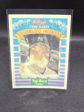 1991 Kellogg's Corn Flakes Baseball Greats #11 Yogi Berra New York Yankees C2