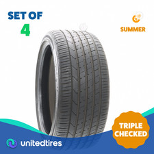 Set Of 4 Used 28535r22 Hankook Ventus S1 Evo2 Suv Ro1 Sound Absorber