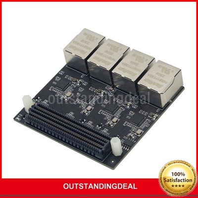 4-Channel PHY 1000M Gigabit Ethernet Port Module LPC   Sub Card RTL8211 ot25 *nl