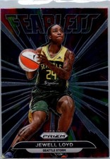 JEWELL LOYD FEARLESS PRIZM WNBA CARD INSERT 