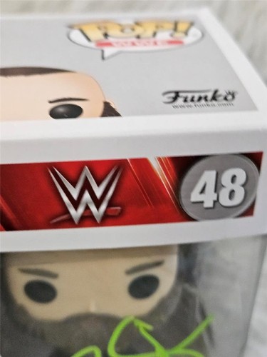 BRAUN STROMAN HAND SIGNED WWE WRESLTING FUNKO POP! #48 AUTOGRAPHED FIGURE W/ COA - Picture 5 of 13