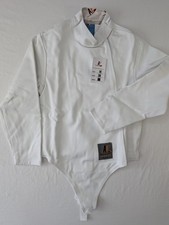 Absolute Fencing Boy’s Jacket Cotton AF 21005 RH Size 34 Front Zip New With Tags