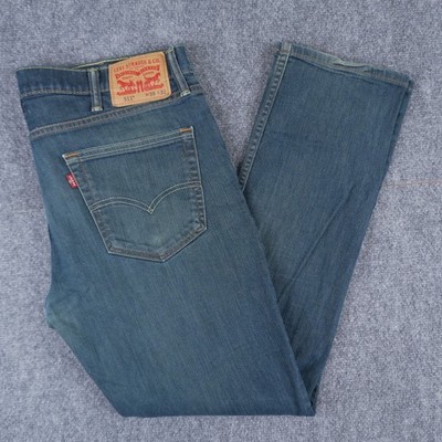 Levi's 511 Slim Fit Jeans Mens W38 L32 Blue Denim 04511-0408