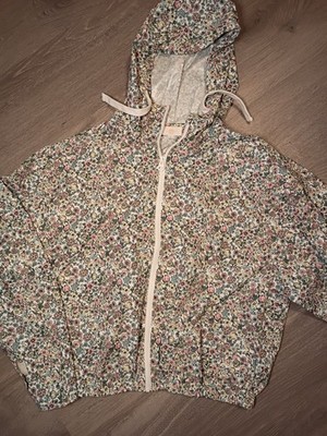 Body And Sol Floral Windbreaker Jacket  Size Large In Great Condition