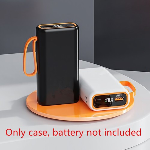 2 Slots 21700 Power Bank Case Cage Durable Portable For PC/ Smartphone - Photo 9 sur 16