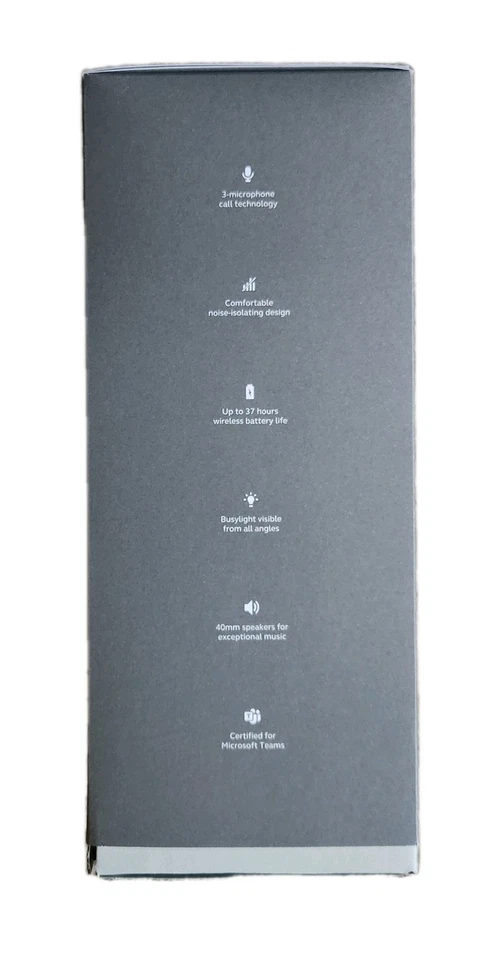 JABRA Evolve2 65 USB-C HSC110W Wireless Headset W/ Dongle, Case, & Charging dock - Image 2 of 4