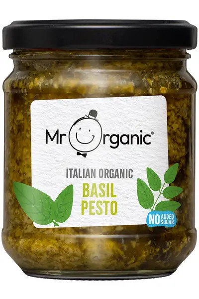 Organic Basil Pesto 190g (Mr Organic)