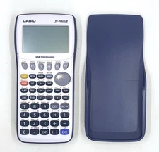 Casio FX-9750GII Graphing Calculator - White W/ Cover Tested Works
