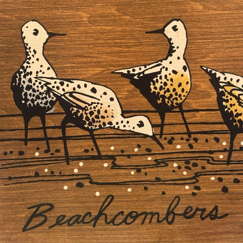 Винтажный Enid Collins Техаса Beach Combers птицы коробка сумка сумочка дерева 1965 - Изображение 2 из 4