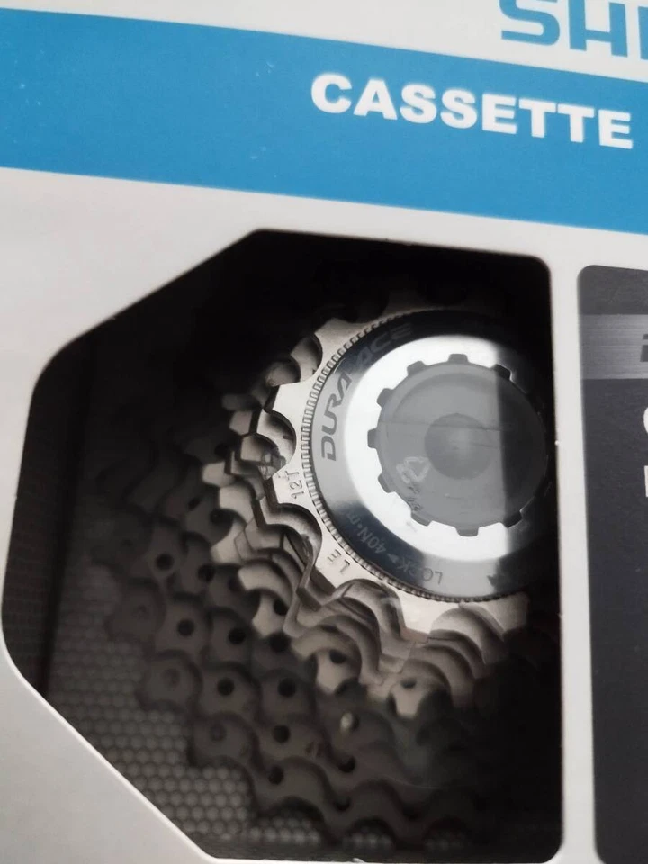 Roda dentada cassete Shimano Dura-Ace CS-7900 10 velocidades 12-27T nova na caixa nos lacrada de fábrica - Imagem 2 de 2