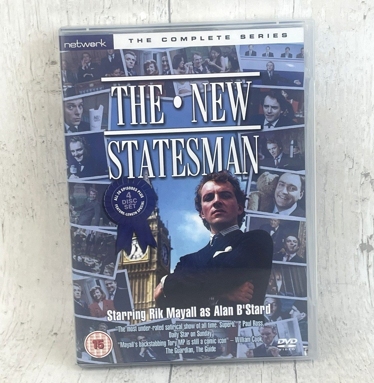 The New Statesman DVD The complete Series Rik Mayall - discs excellent