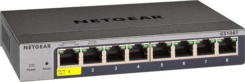 8-Port Gigabit Ethernet Managed Switch with Cloud Management & Silent Operation - Afbeelding 2 van 3