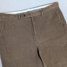 Lauren Ralph Lauren Corduroy Pants Mens 34x32 Brown Classic Business Casual