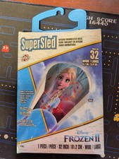 Disney Frozen Elsa Princess Kite Nylon Frameless SuperSled X Kites 32" Wide NEW