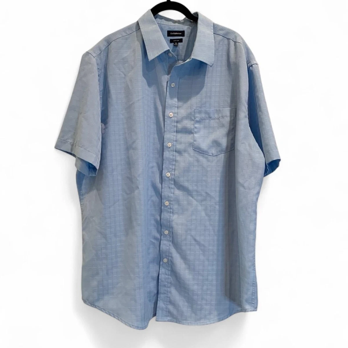 croft and barrow short sleeve dress shirts Amazon.com: Croft & Barrow Mens Classic Fit Button Down Short Sleeve Dress Shirt White (2XL (XXL) (18.5-19" Neck)) : Clothing, Shoes & Jewelry