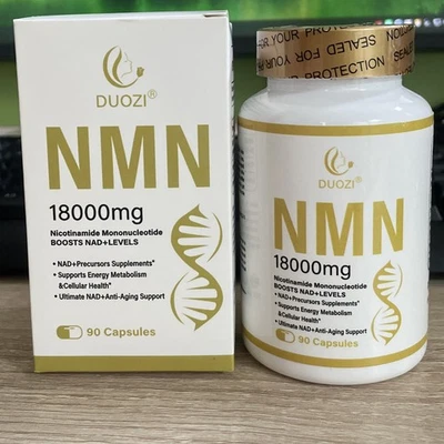 NMN + Resveratrol 90 Capsules Anti-aging Antioxidant Supplement Health 18000mg