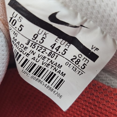 Nike Air Force 1 Herren 10,5 '17 Arctic Orange Schuhe Sneaker 315122-801 - Bild 2 von 13