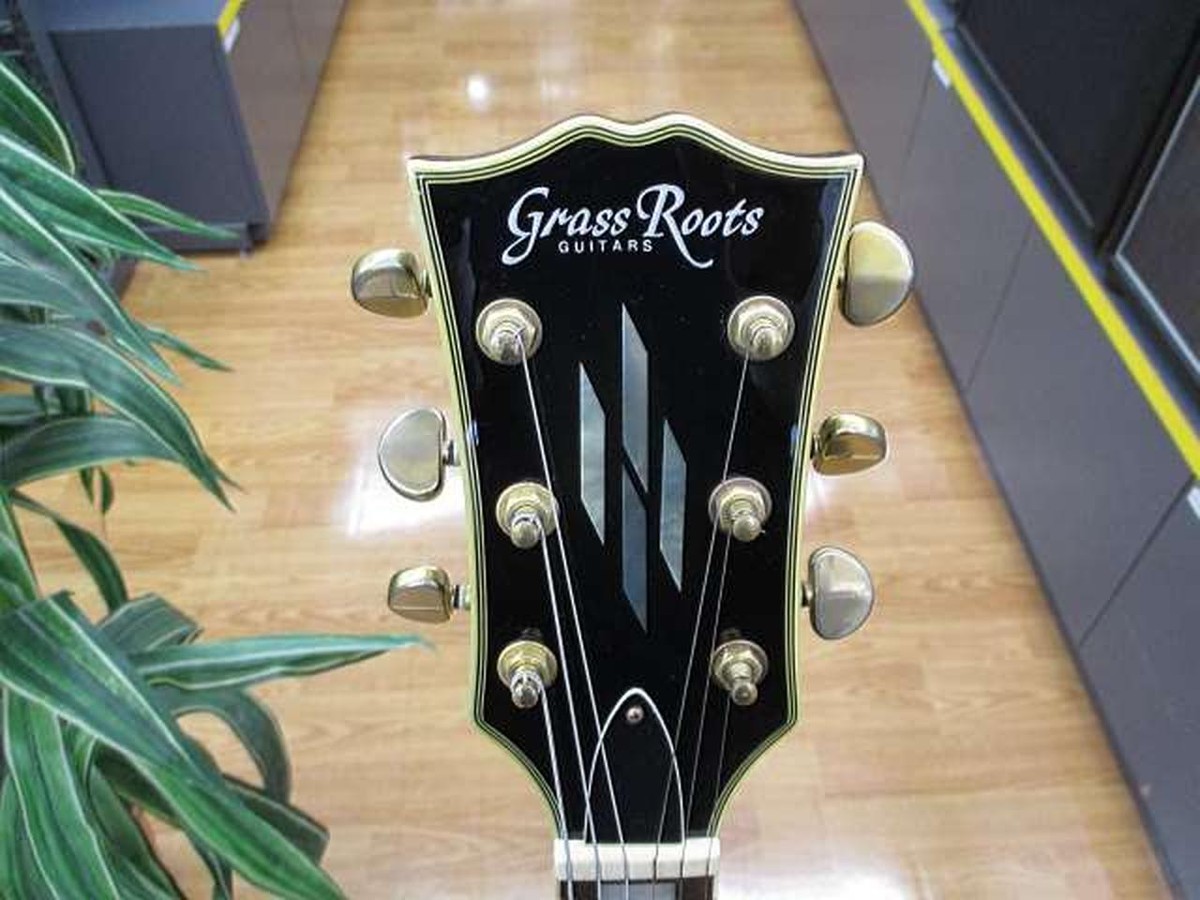 Grassroots G-LP-60C Electric Guitar Black Used Shipping From Japan