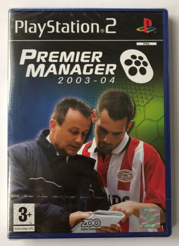 PS2 Premier Manager 2003-04, UK Pal, brandneu & werkseitig versiegelt - Bild 1 von 6