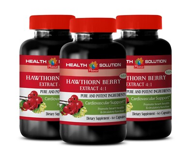 antioxidant and immunity - HAWTHORN EXTRACT - hawthorn extract - 3 Bottles