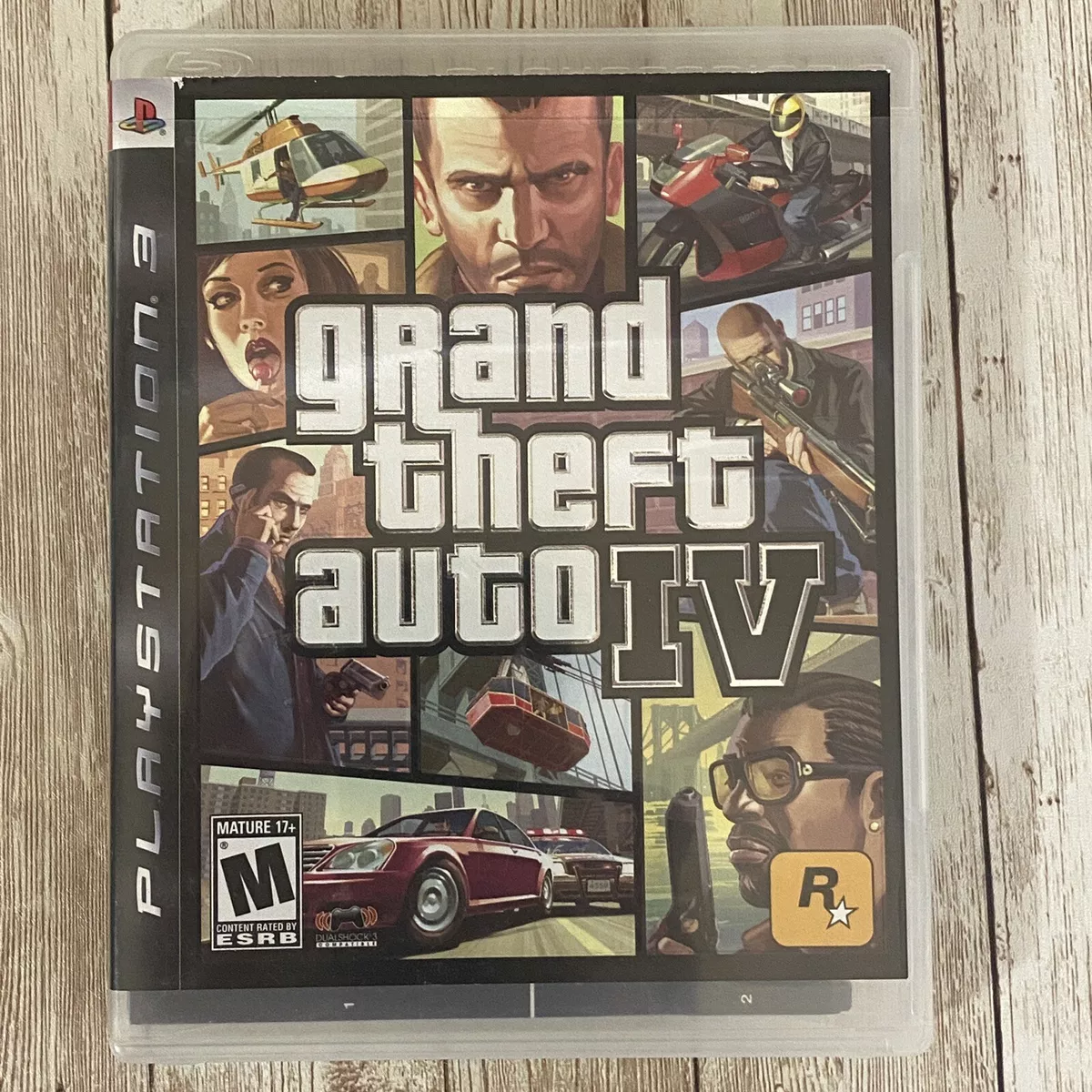 Grand Theft Auto IV (PlayStation 3, PS3) GTA 4 with map and manual