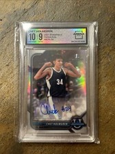 2021-22 Bowman U Chet Holmgren Auto Chr Prospect Arena Club 10(9.5,10,9.5,10)HOT