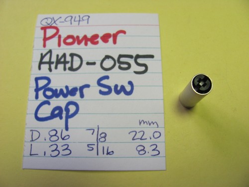📈 PIONEER PUSH SWITCH CAP POWER ⚡️ QX-949 QUAD RECEIVER - Picture 2 of 3