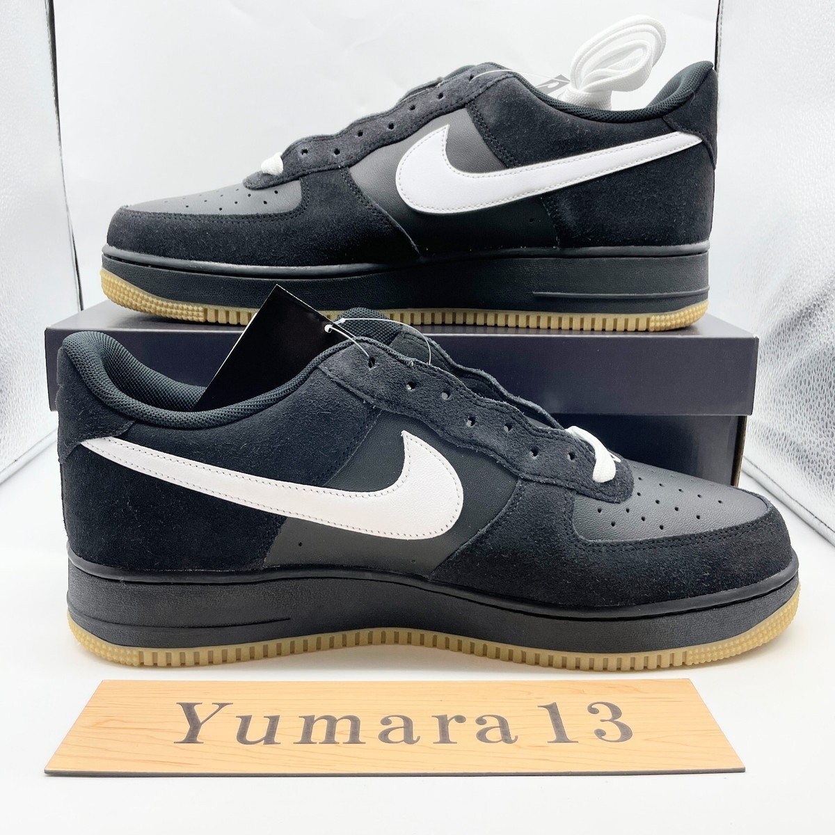 Nike Air Force 1 '07 LV8 Black Gum Light Brown White IB6388-001