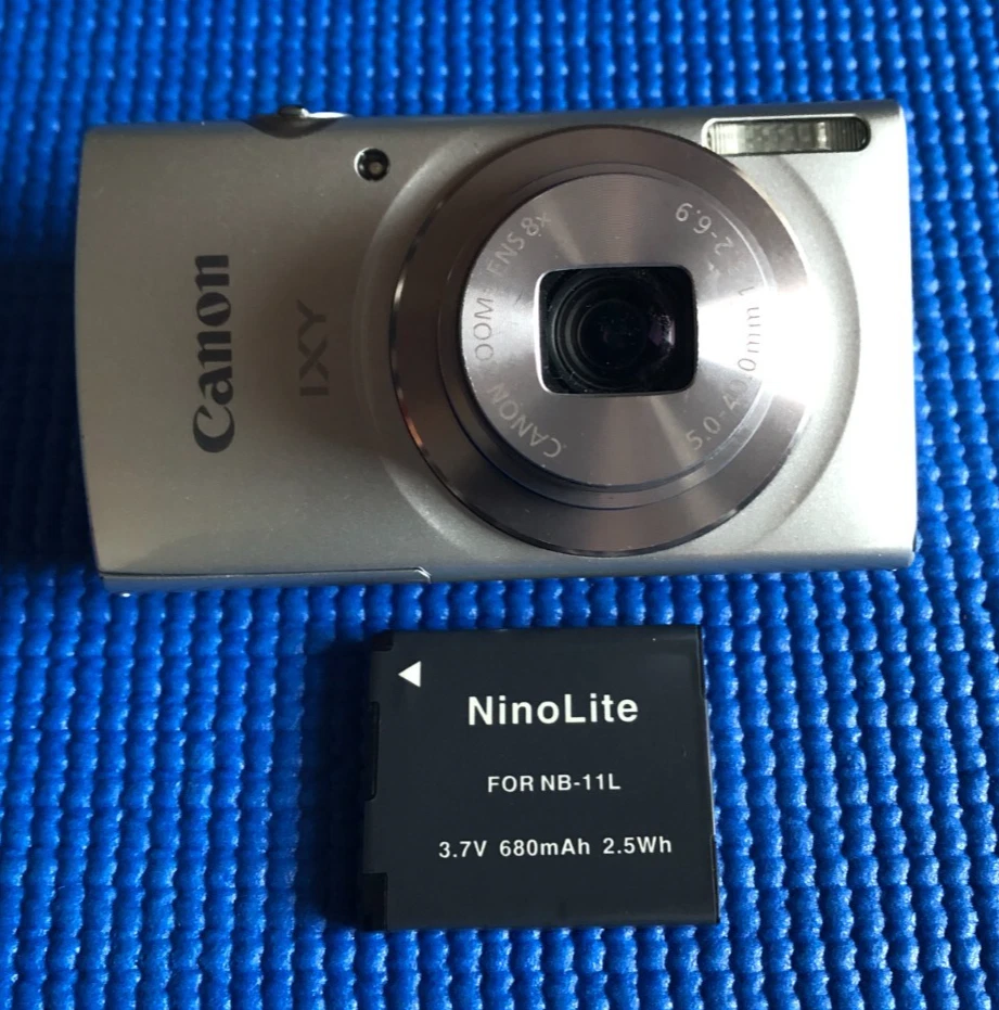 Canon IXY 180 PowerShot ELPH 180 IXUS 175 Digital Camera Silver F/S From Japan - Image 3 of 4