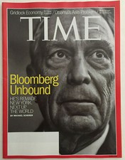 Time Magazine October 21, 2013 Bloomberg Unbound Michael Bloomberg