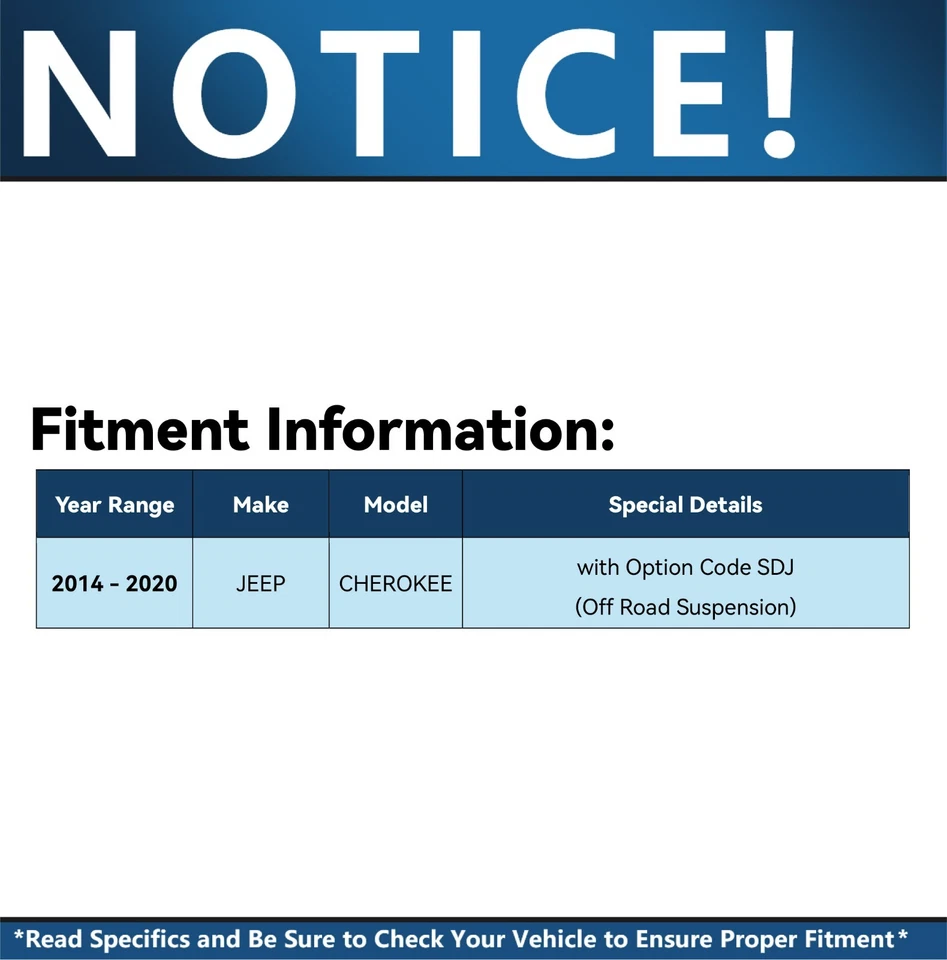 2014 2015 2016 2017-2020 para Jeep Cherokee SDJ - Juego de cojinetes y bujes de rueda delantera Foto 2 de 4