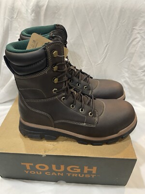 Brahma Koa Mens Steel Toe Work Boots Size 10.5 Brown Breathable Speed Lacing NWT Brahma Men main image 2