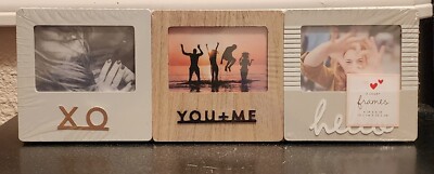 Picture Frame XO You+Me Hello-Love Friend Home Office Decor 4''x4'' Gift